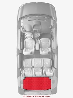 ЭВА коврики «Queen Lux» багажник для Mercedes GLE 43 AMG Coupe